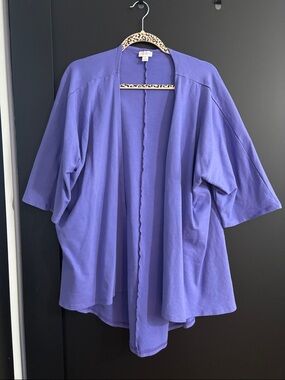 LuLaRoe Purple Open Front Top